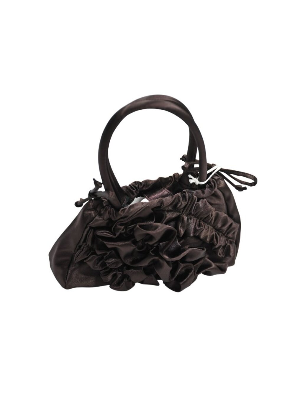 Damson Madder Frill Alani Satin Bag in Brown
